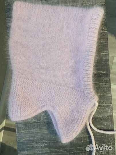 Розовая шапка капор, бежевая и серая шапка