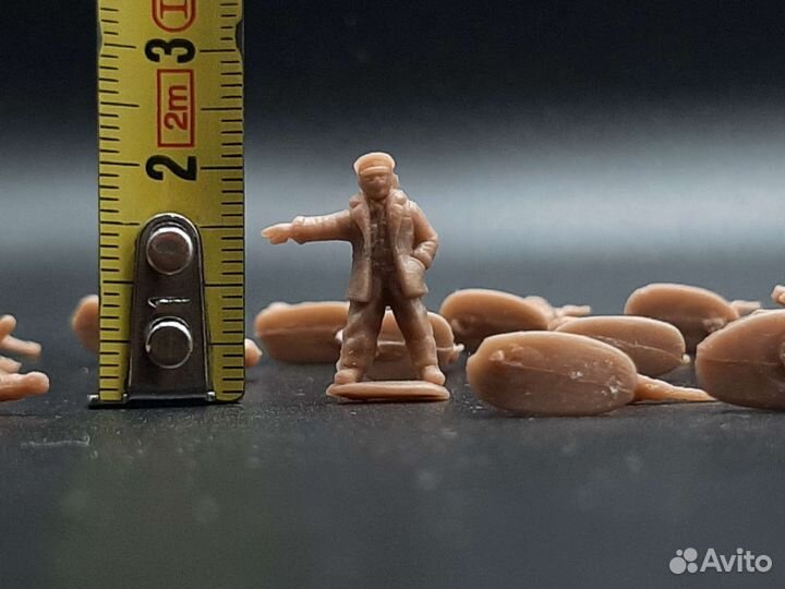 Резиновые солдатики 2 см (начало 90-х гг.)