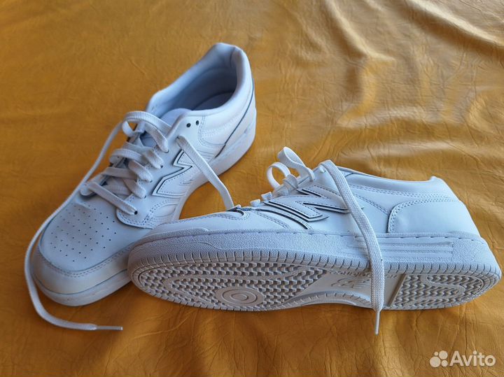 Оригинальные Кожаные кеды new balance 480