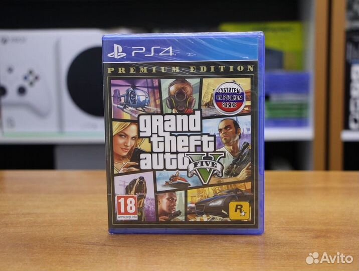 GTA 5 Premium Online Edition PS4, русские субтитры