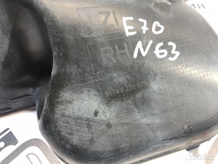 Воздуховод радиатора передний правый Bmw X5 E70