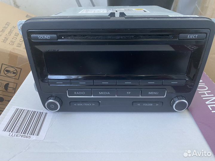 Штатная магнитола Vw radio low eu up2 bvx