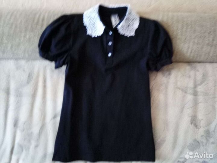 Блузка темно синяя раз. 152