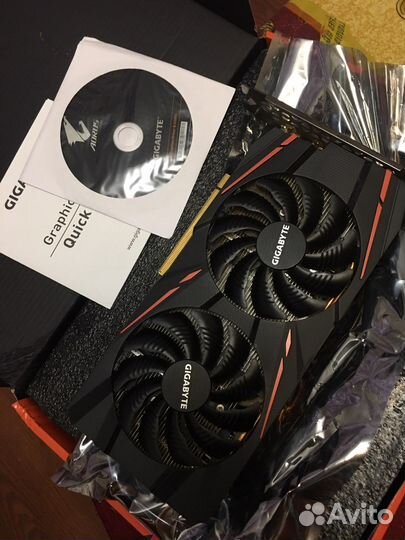 Продам видеокарту Gigabyte AMD Radeon rx580 на 8G