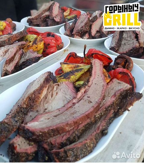 Мобильный grill BBQ кейтеринг шоу