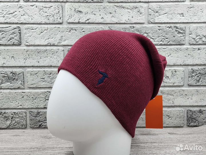 Шапка колпак Trussardi бордовая