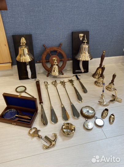 Рынды Штурвалы Фонари в интерьер дома офиса