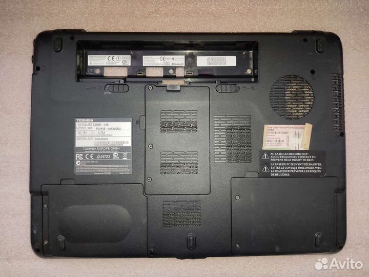 Toshiba Satellite A300 – запчасти, разбор