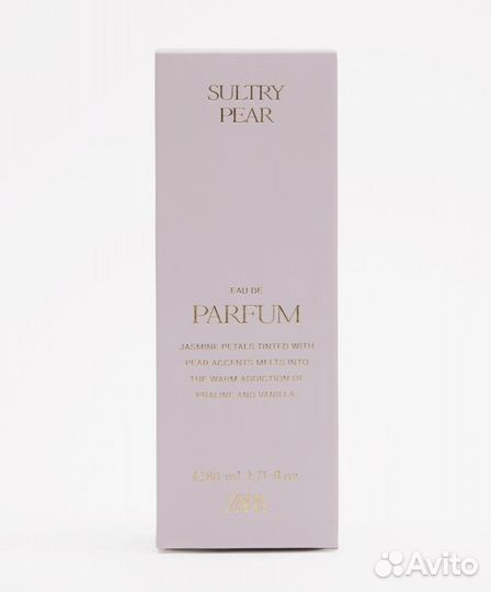 Zara sultry pear 80 ML
