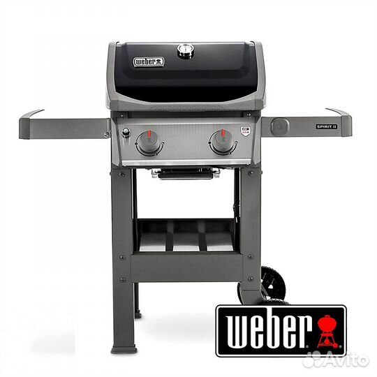 Газовый гриль Weber Spirit II E-210 GBS черный