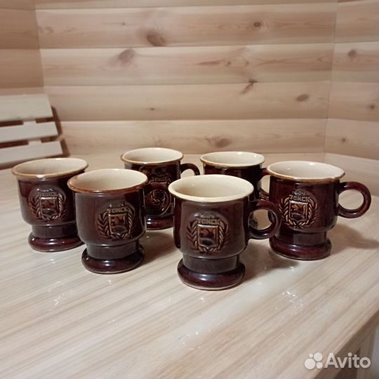 Кружка керамическая набор Томск, ретро СССР