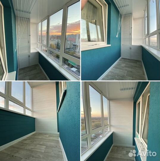 Обшивка балконов и лоджий вагонкой или панелями