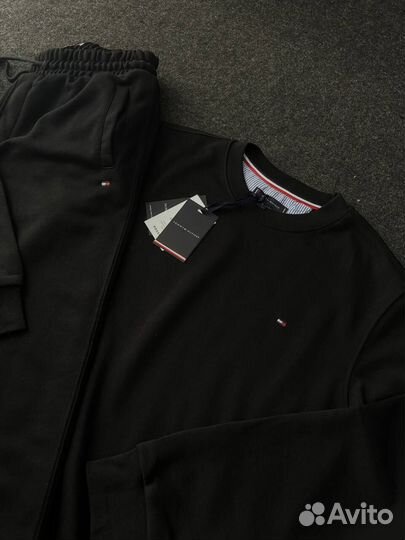 Спортивный костюм Tommy Hilfiger хлопок люкс черная