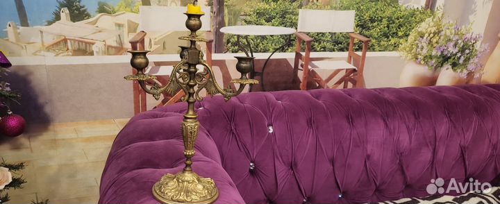 Старинный подсвечник