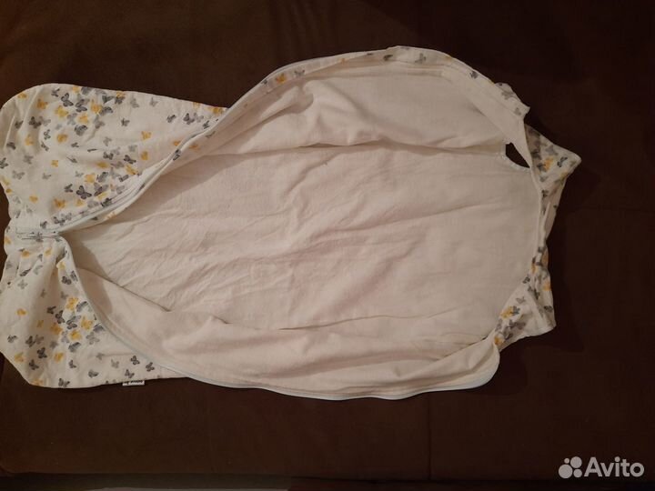 Фланелевый спальный мешок 68-86 рост