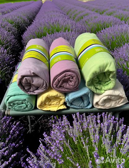 Простыни трикотажные на резинке