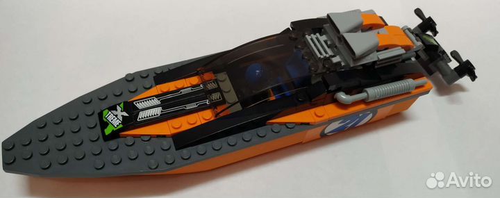 Lego city внедорожник 4*4 с гоночным катером