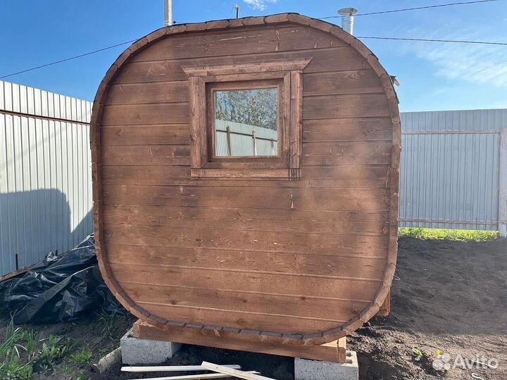 Баня-бочка квадро с доставкой