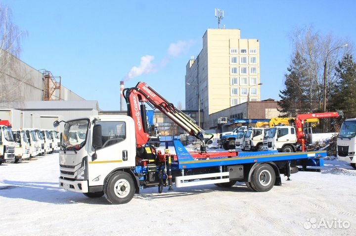 Эвакуатор Ambertruck JM93 с КМУ AMCO VEBA, 2025