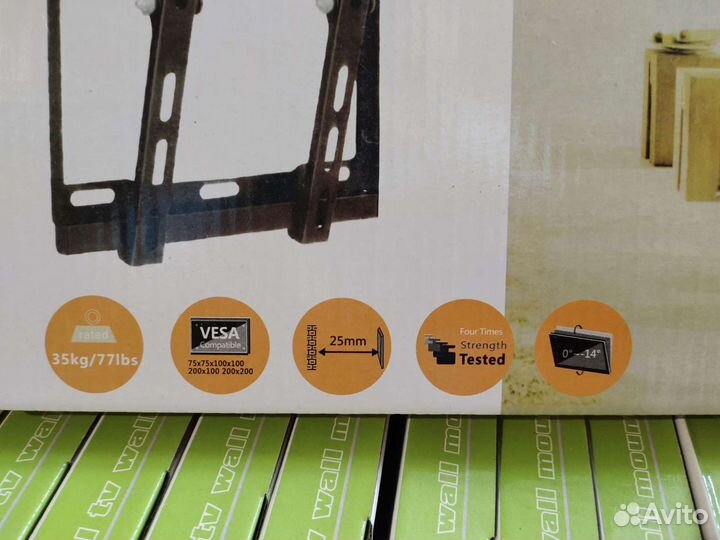 Кронштейн для телевизора (наклонный, статичный)