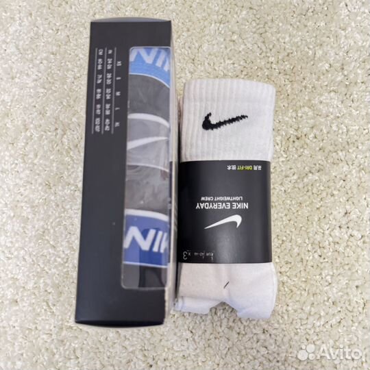 Трусы nike+носки nike everyday(оригинал)