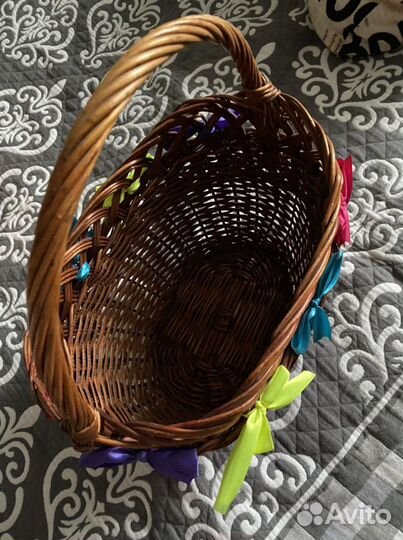 Корзина плетеная большая