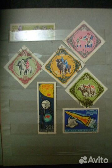 Марки Монголии