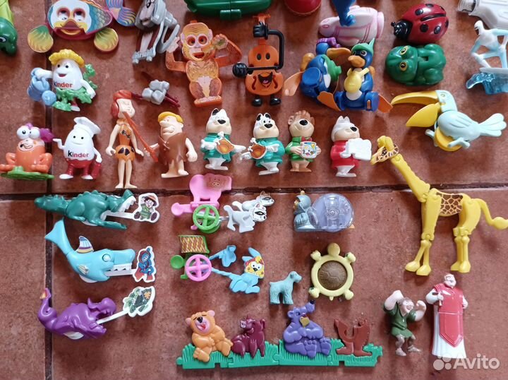 Старые Киндеры, разные коллекции, сборка