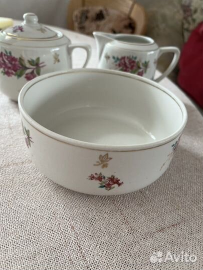 Сервиз чайный остатки Дулево 1950-е годы редкий