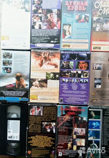 Видеокассеты VHS зарубежное кино
