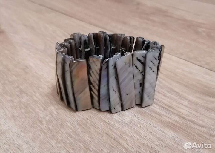 Браслет широкий из перламутра