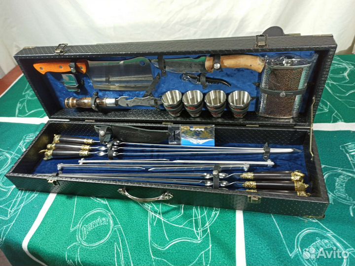 Мужской подарочный набор (шашлычный) в кейсе