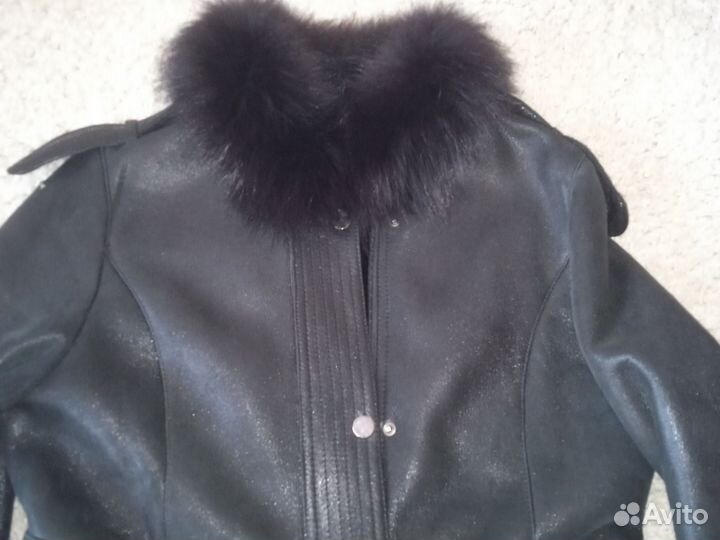 Дубленка натуральная женская 48 50