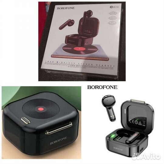 Беспроводные наушники Hiper,Borofone и др. новые