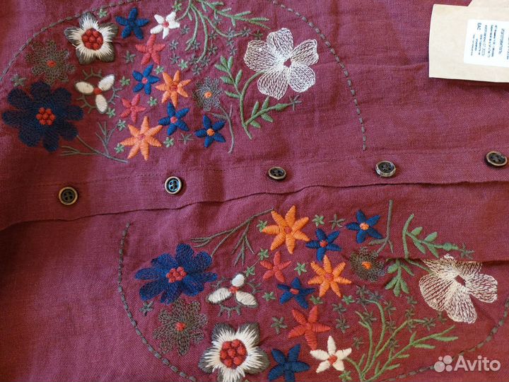 Блузка новая,лен,оверсайз