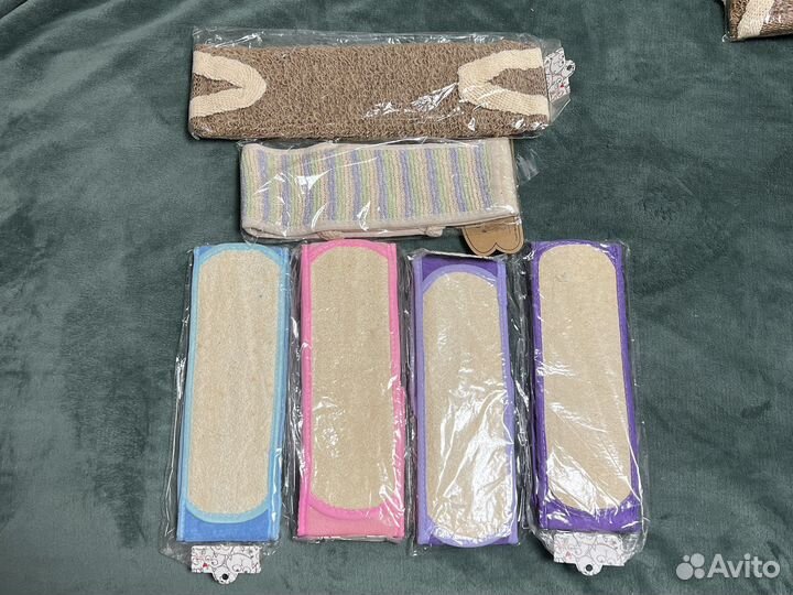 Мочалка для тела массажная новая