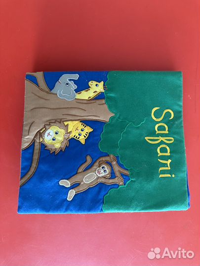 Мягкая книжка на английском для малышей