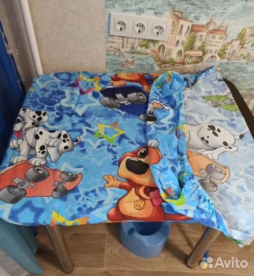 Детское постельное белье 120 60 новое и одеяло