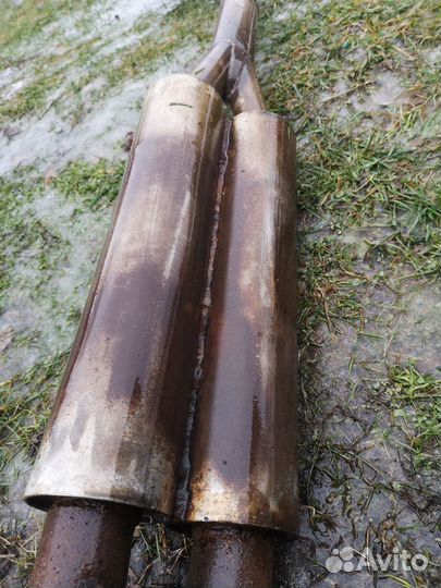 Глушитель на гелендваген в сборе