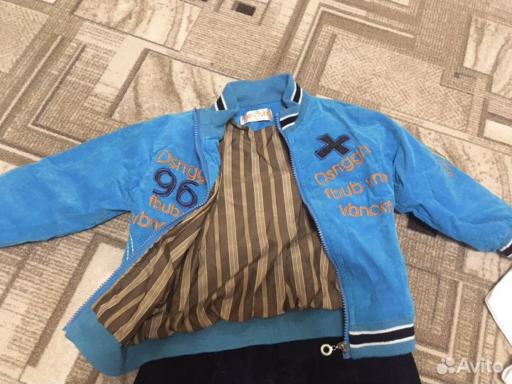 Вельветовый костюм тройка