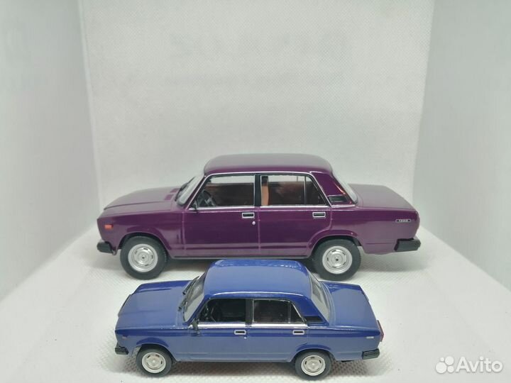 Модель ваз-21072 «Жигули» в масштабе 1:24