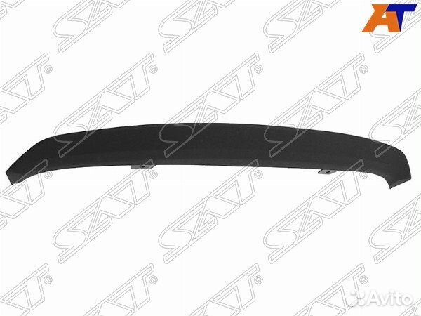 Спойлер бампера hyundai accent/solaris 10-17