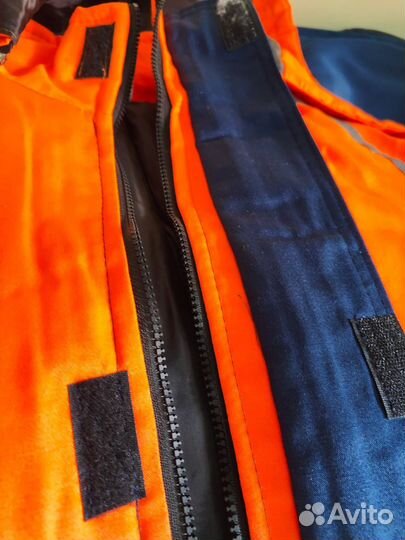 Костю мужской рабочий утепленный сигнал - Р