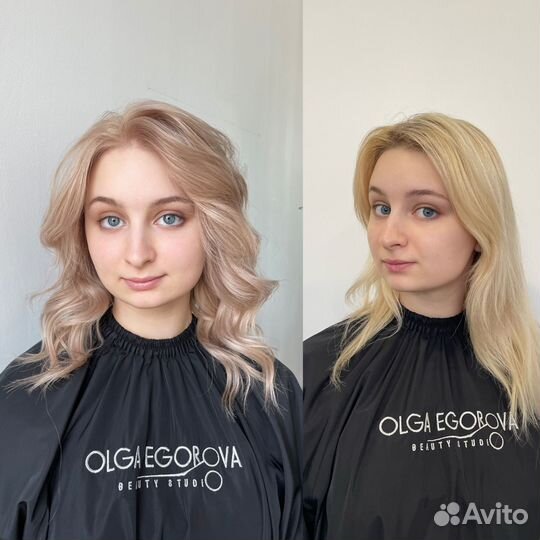 Окрашивание волос сложное оокрашивание