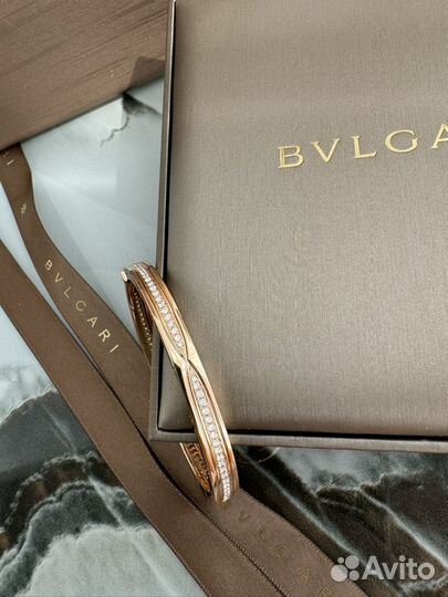 Bvlgari b zero браслет золотой с бриллиантами