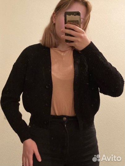 Кофта женская вязаная на пуговицах