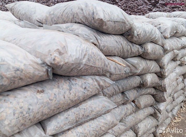 Декоративная щепа в удобных мешках