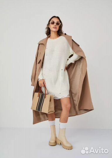 Новый белый свитер