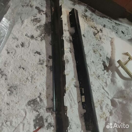 BMW F10 рест накладки порогов дорест