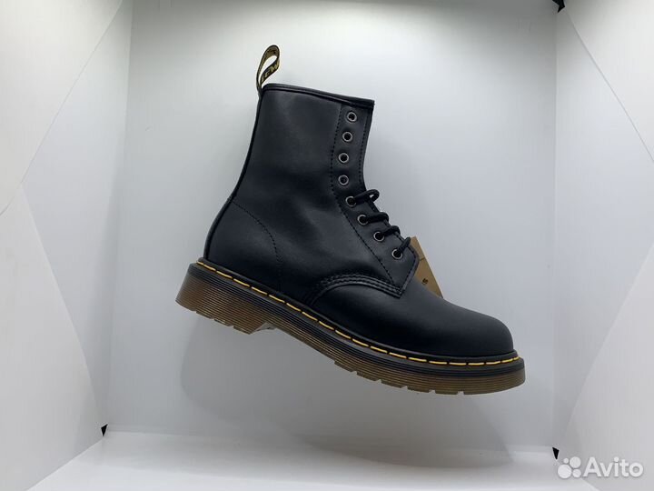 Зимние ботинки dr martens 1460 с мехом